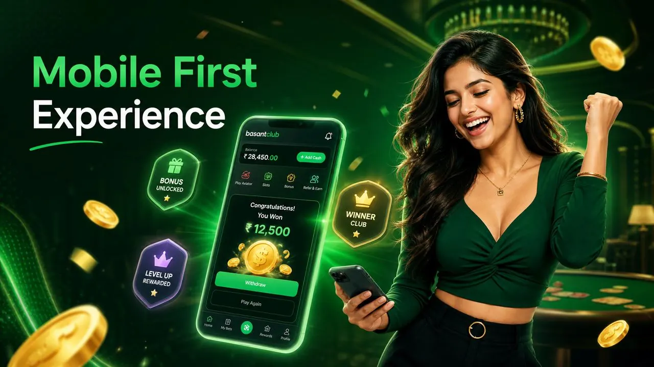 Basant Club VIP basant club exclusive bonus mobile app preview for Pakistan players