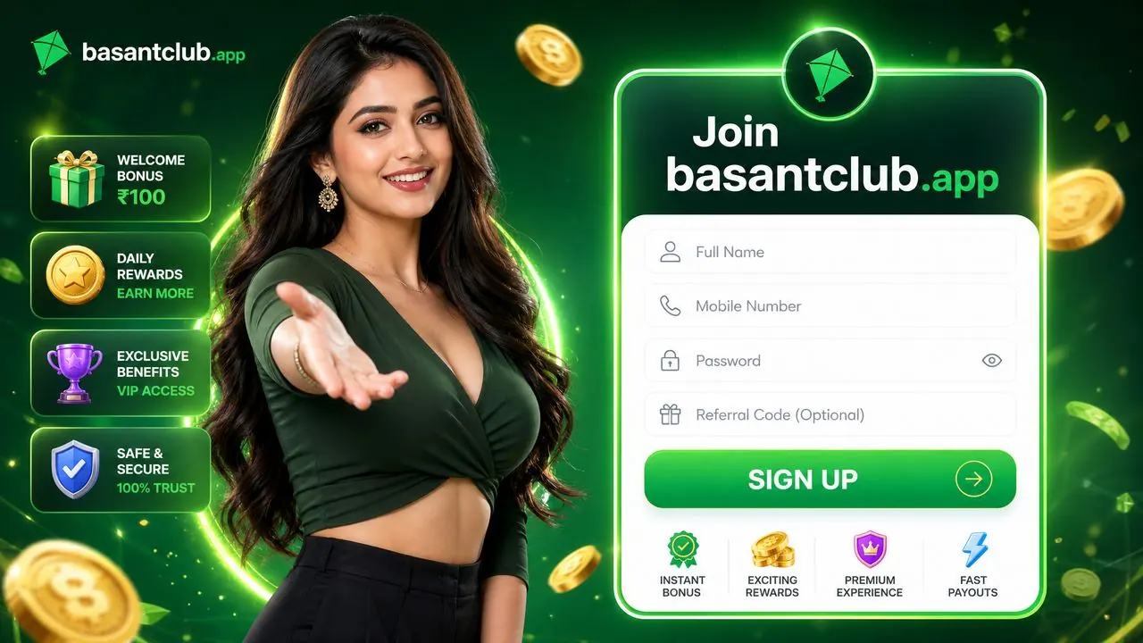 Basant Club VIP register and welcome bonus FAQ article image